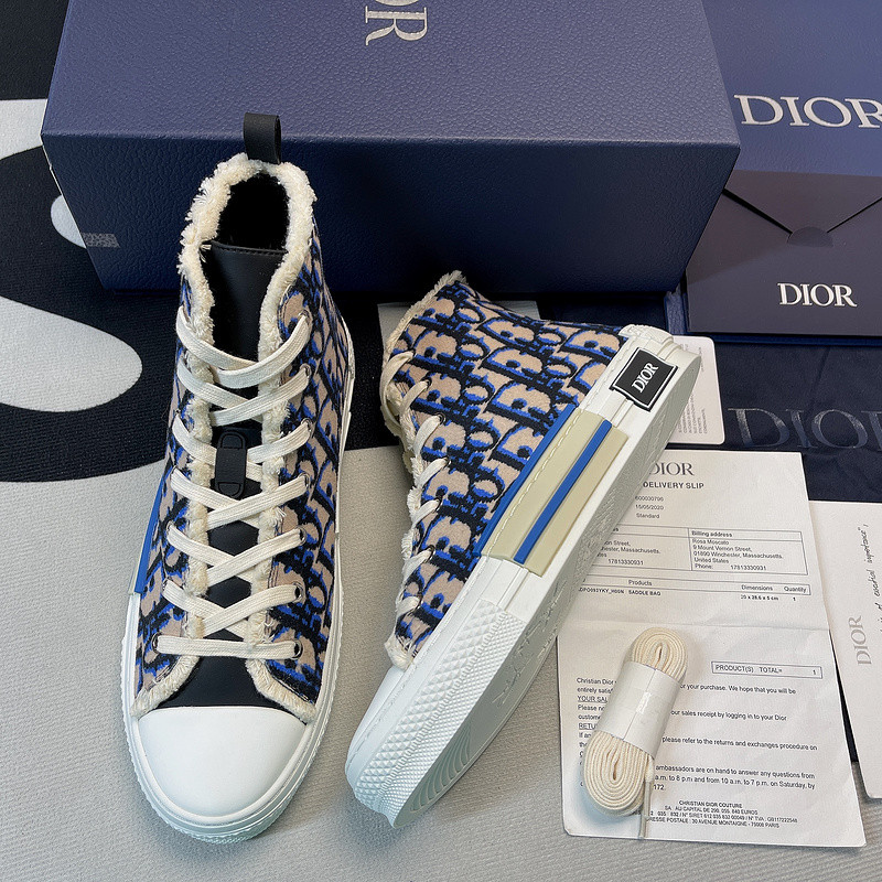 D*or b23 oblique high top sneaker