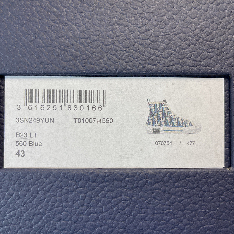 D*or b23 oblique high top sneaker