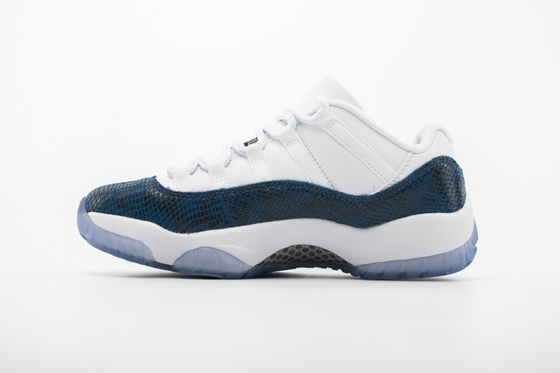 air jordan 11 low blue snakeskin cd6846-102