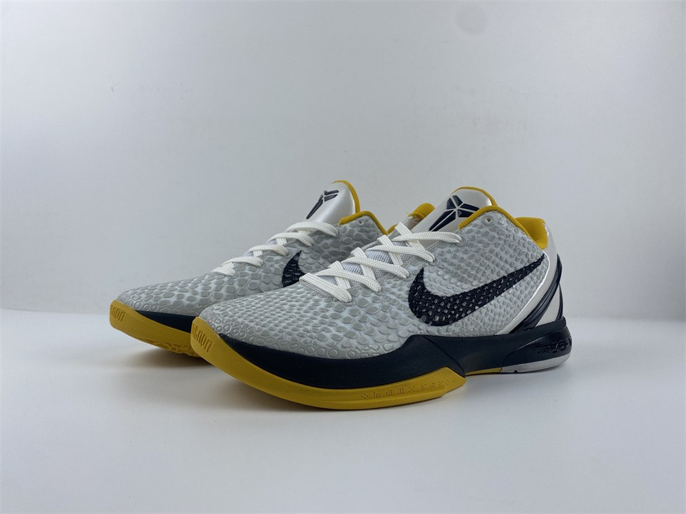 nike zoom kobe 6 white del sol - 436311-101