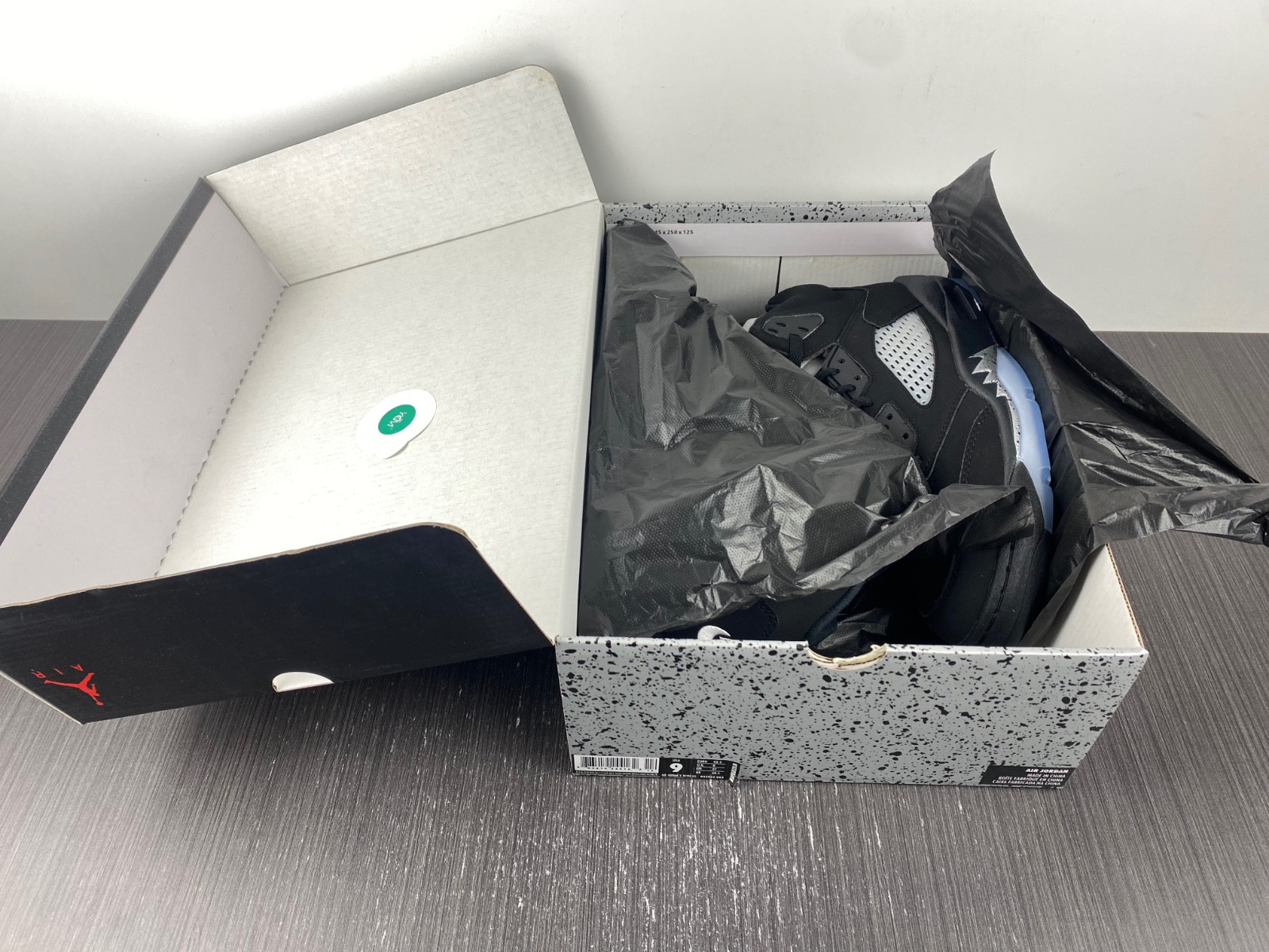 jordan 5 retro black metallic (2016) - 845035-003