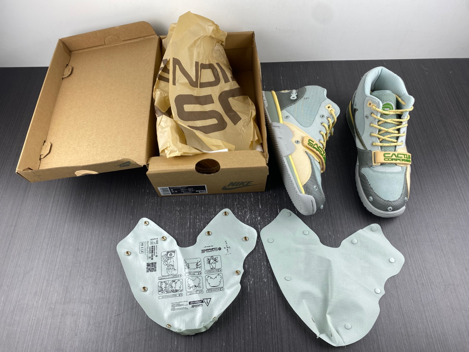 nike air trainer 1 sp travis scott grey haze dr7515-001