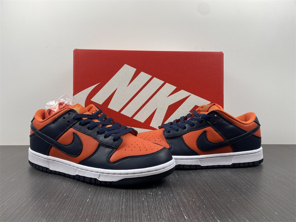nike dunk low sp champ colors university orange marine cu1727-800