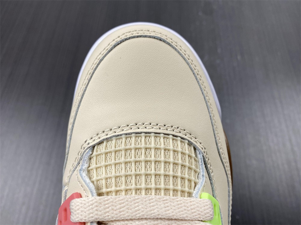 air jordan 4 retro beige blue red blue shoes dc0790-103