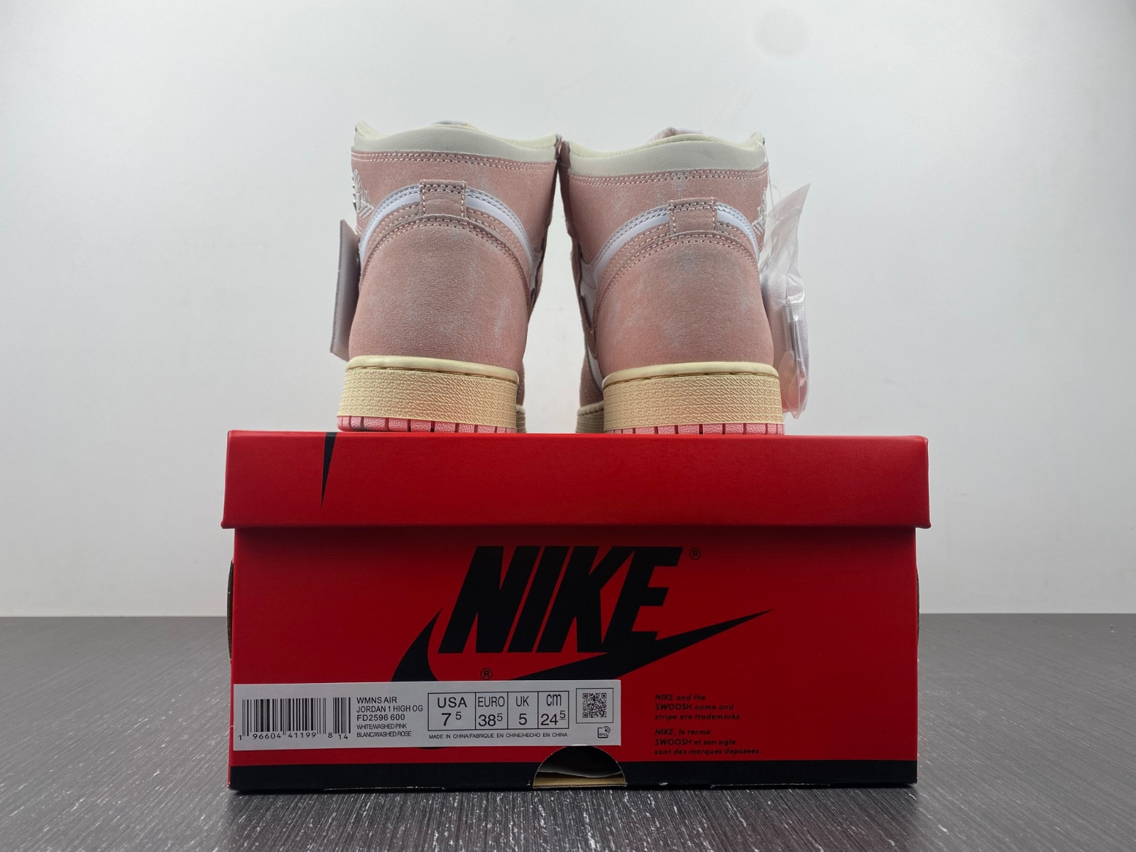 air jordan 1 retro high og "washed pink" fd2596-600