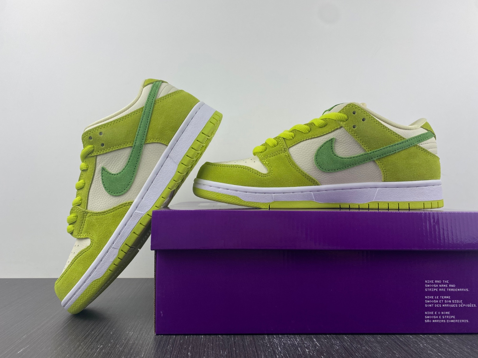 nike sb dunk low green apple - dm0807-300