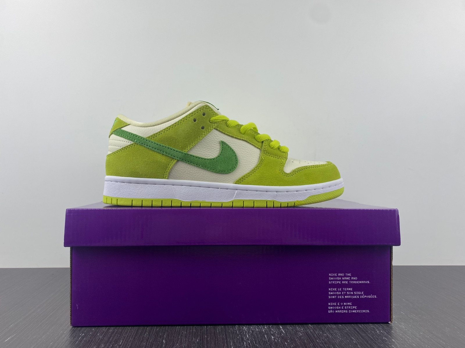 nike sb dunk low green apple - dm0807-300