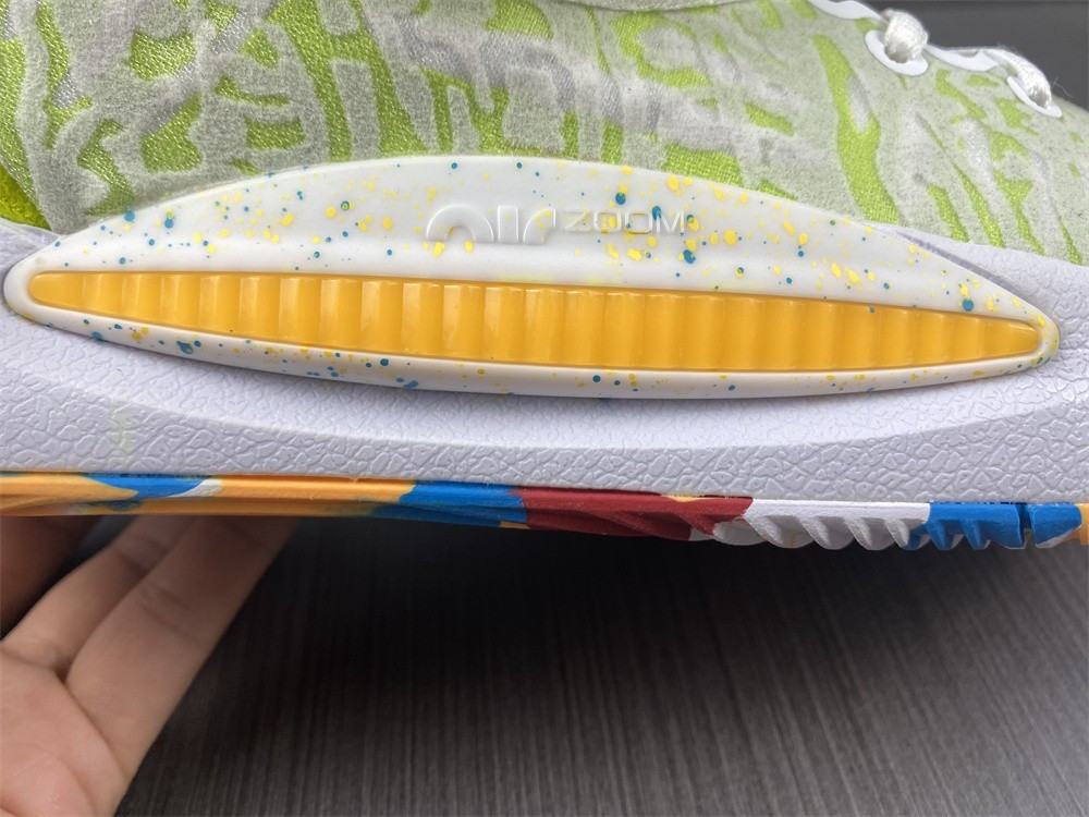 nike kd 14 white lime green - cz0170-101