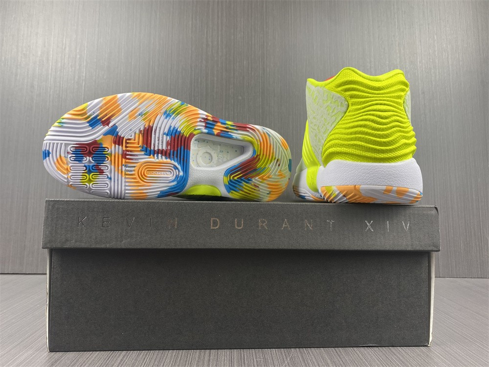 nike kd 14 white lime green - cz0170-101