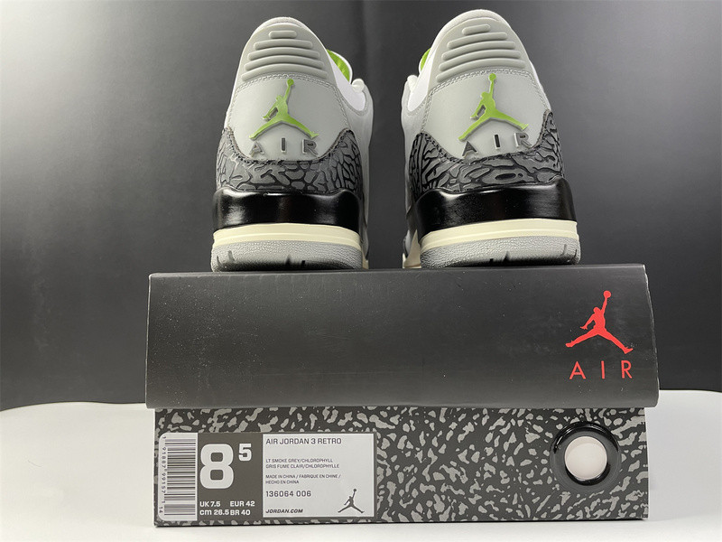 jordan 3 retro Ch10rophyll - 136064-006