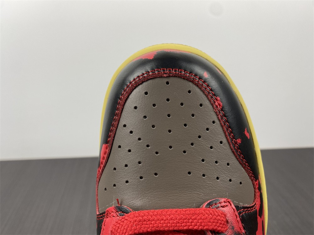 nike dunk high 1985 red acid wash - dd9404-600