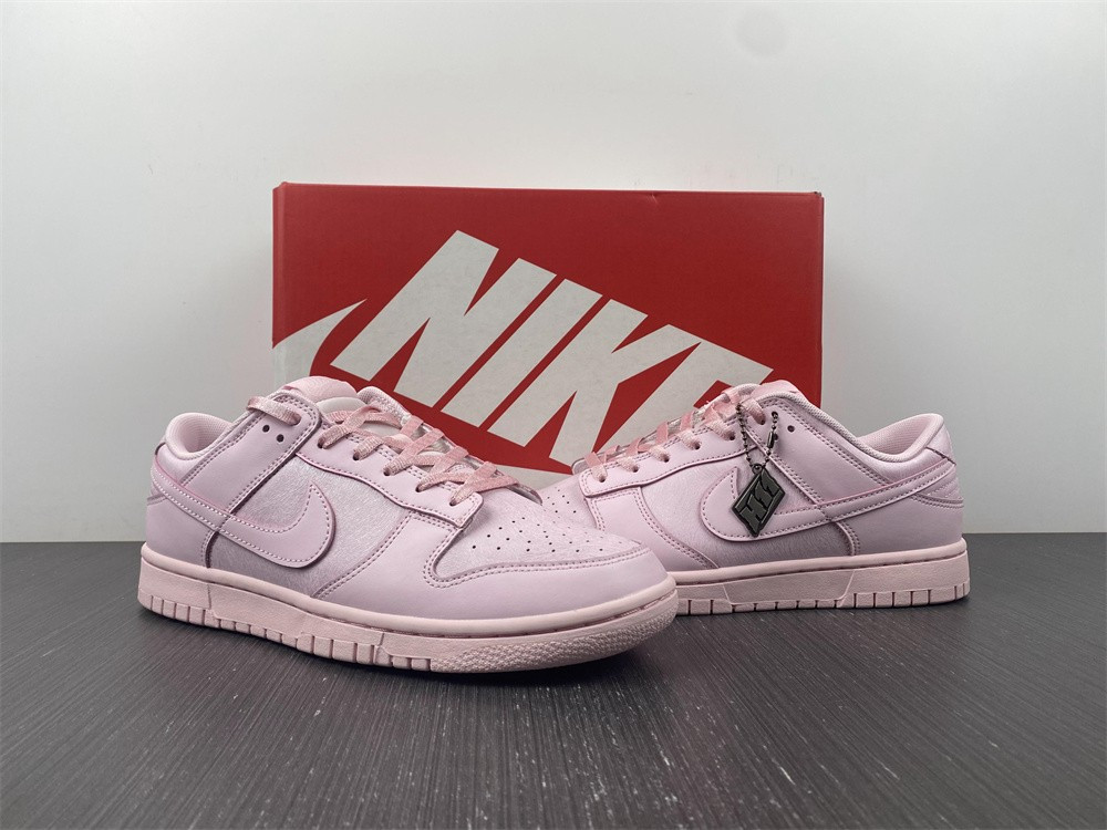 nike dunk low pink (gs) - 921803-601