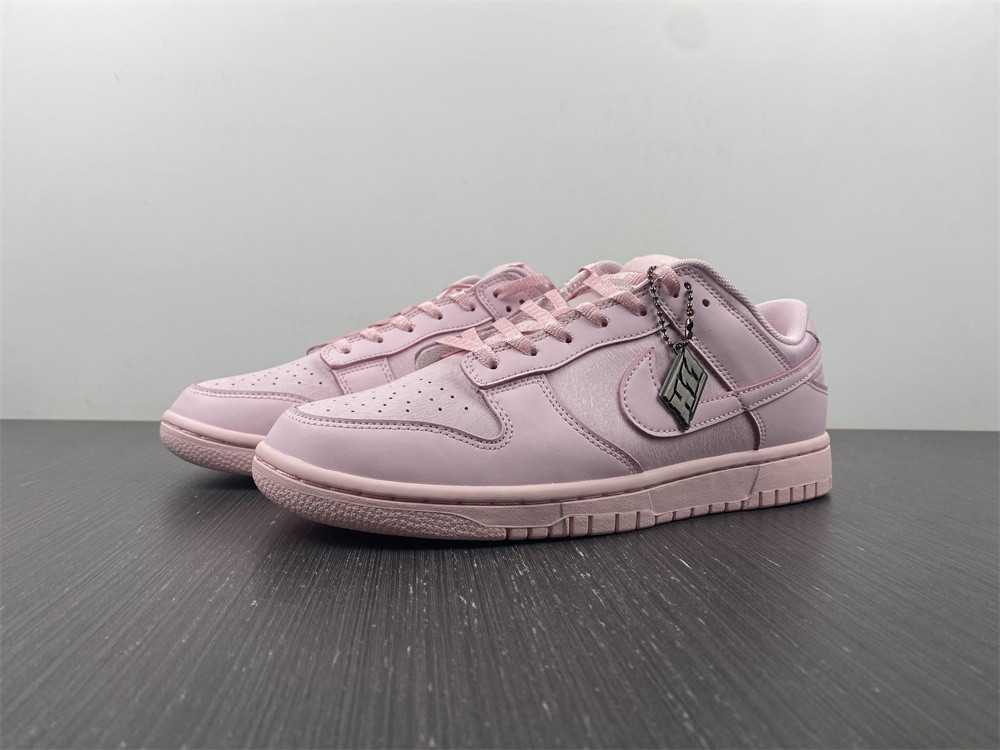 nike dunk low pink (gs) - 921803-601