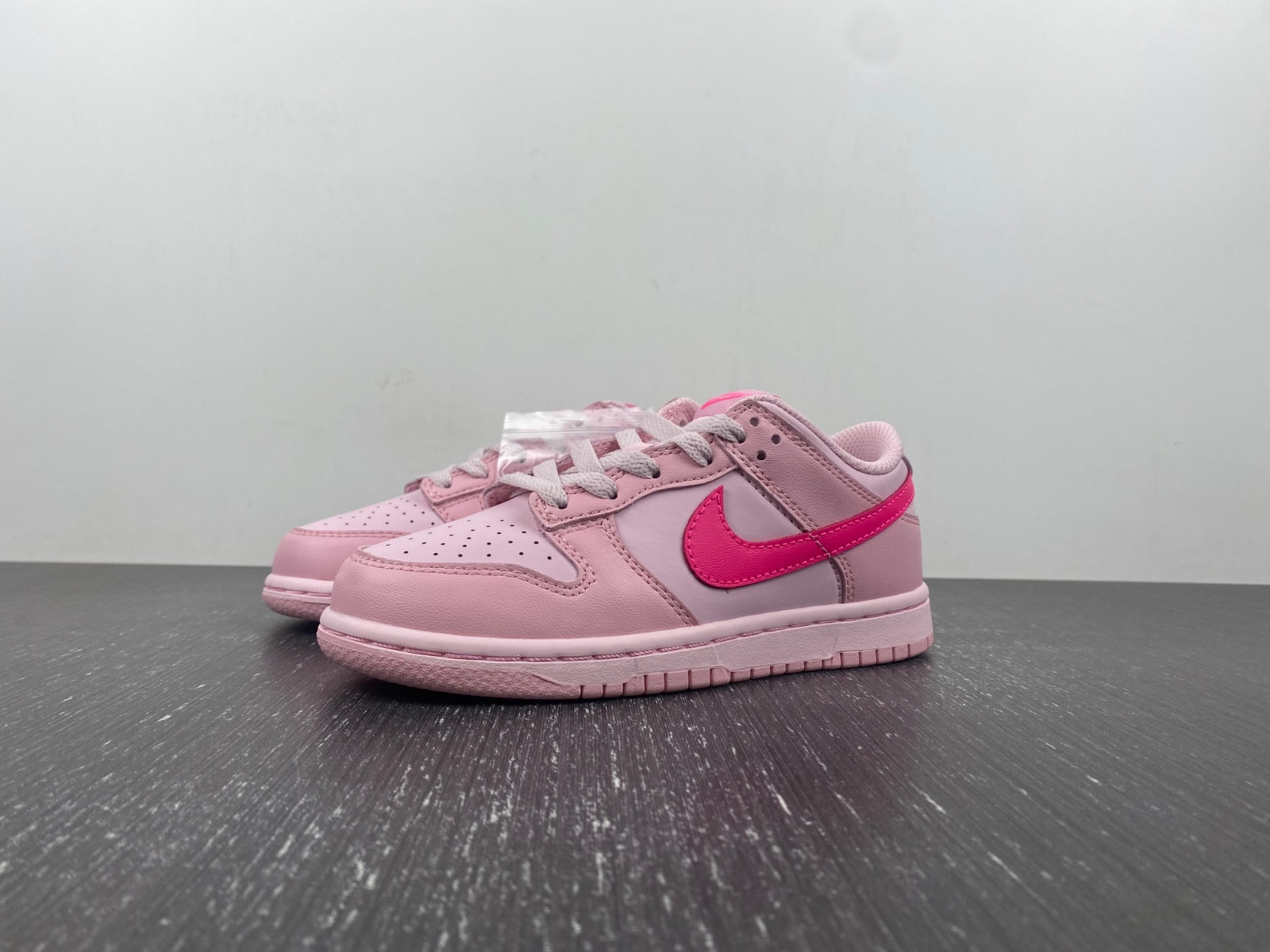 nike dunk low triple pink (ps) kids'' - dh9756-600