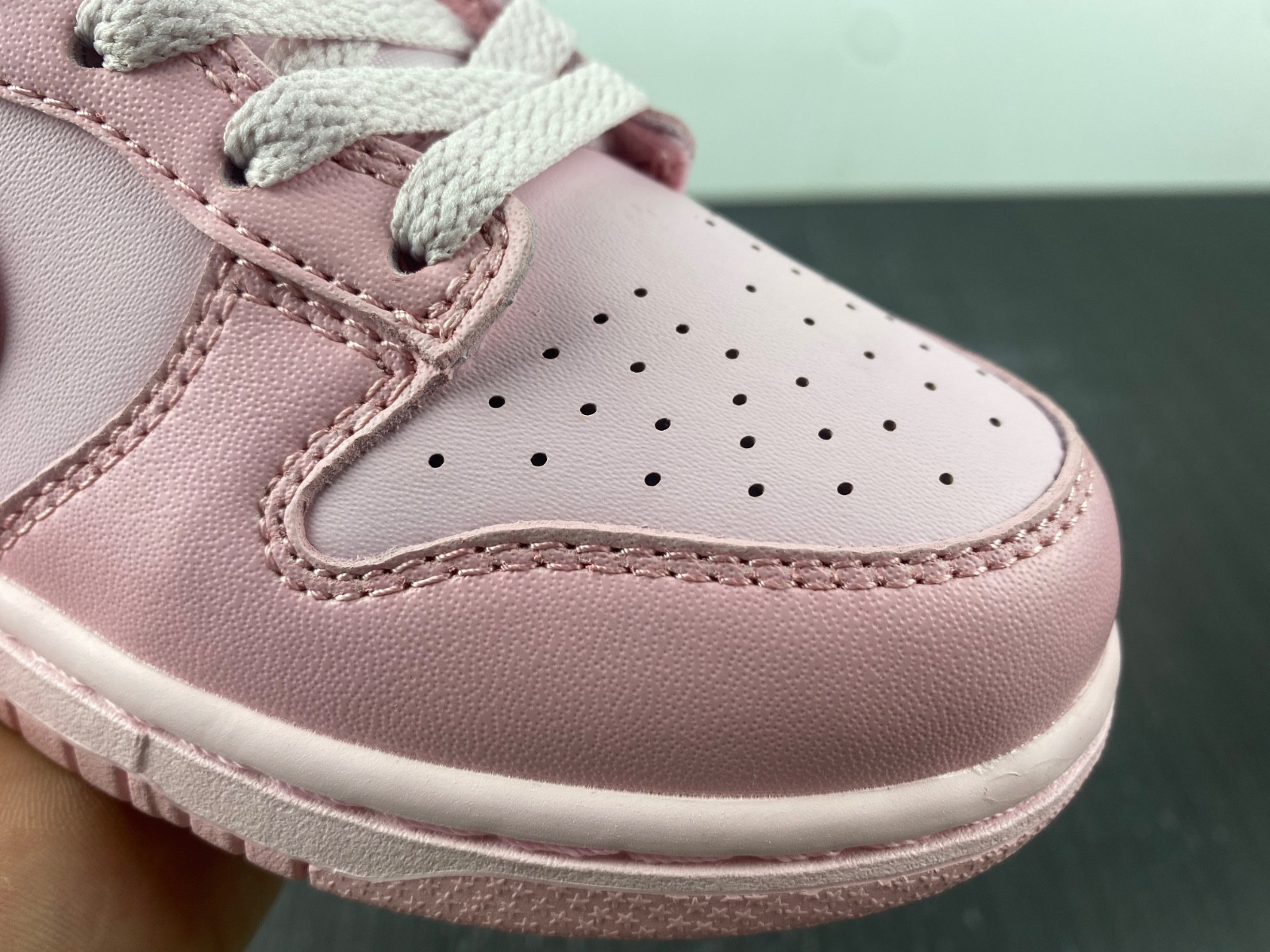 nike dunk low triple pink (ps) kids