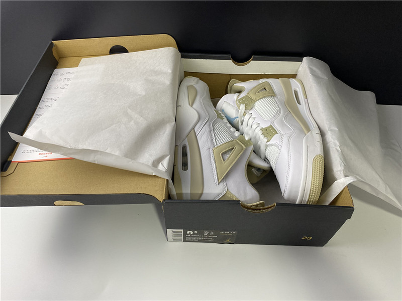 air jordan 4 gs linen aj4 487724-118