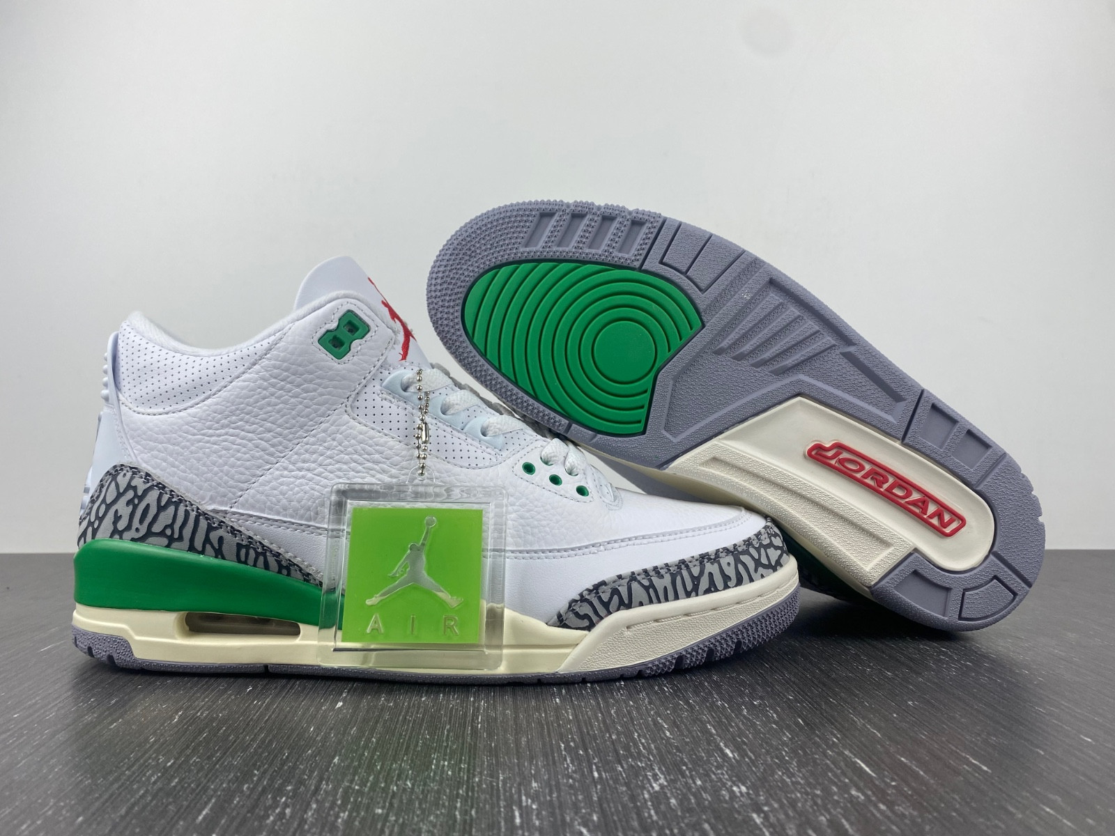 air jordan 3 lucky green wmns ck9246-136