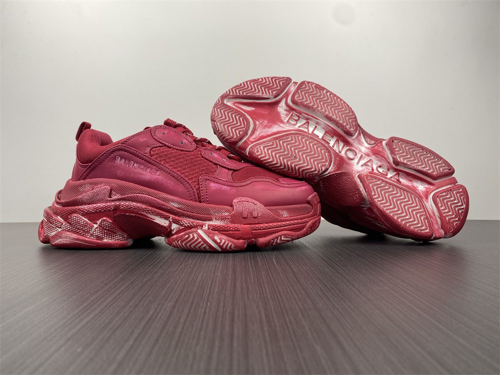 Ba*len*cia*ga triple s red 1.0 sneaker