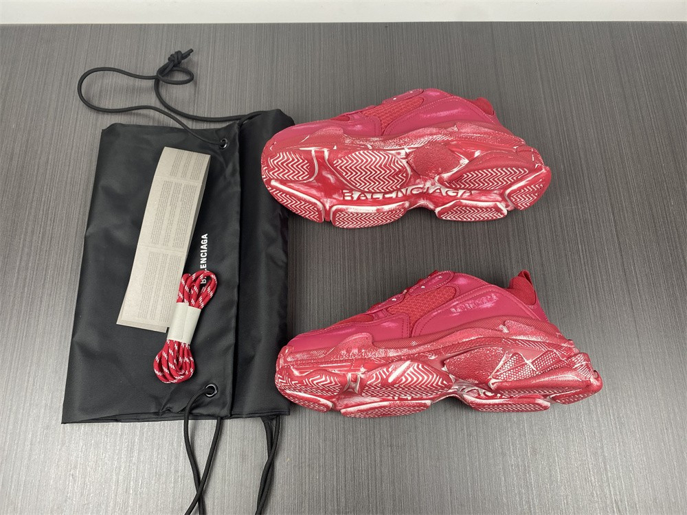 Ba*len*cia*ga triple s red 1.0 sneaker
