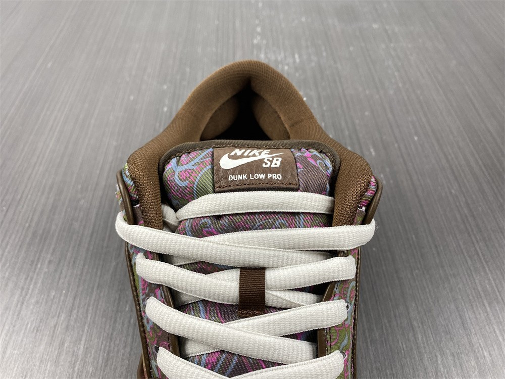 nike sb dunk low pro paisley brown - dh7534-200