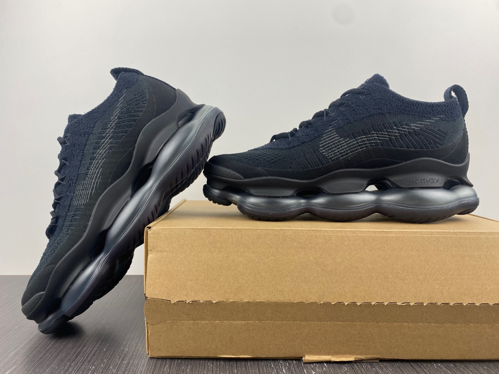 nike air max scorpion fk triple black (women