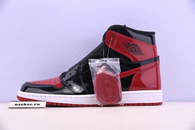 air jordan 1 bred patent leather 555088-063