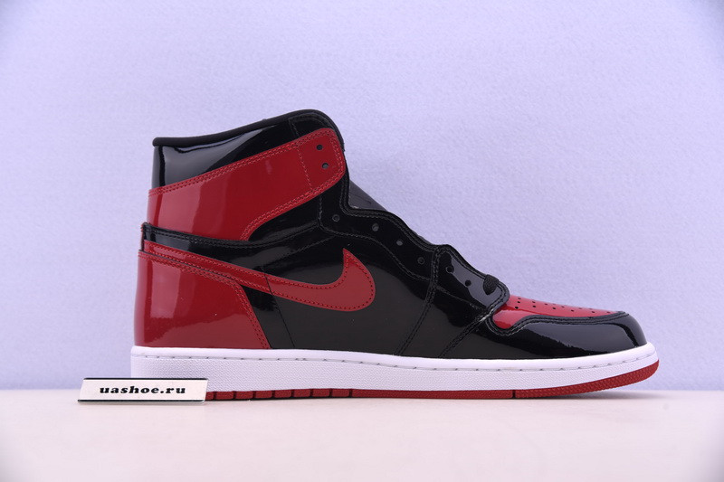 air jordan 1 bred patent leather 555088-063
