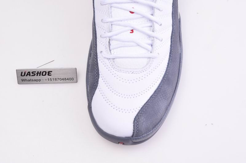 jordan 12 retro white dark grey (gs) 153265-160