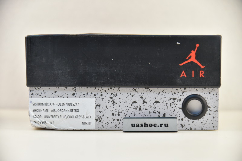 air jordan 4 retro unc 2019 pe sky blue aj4 1032070