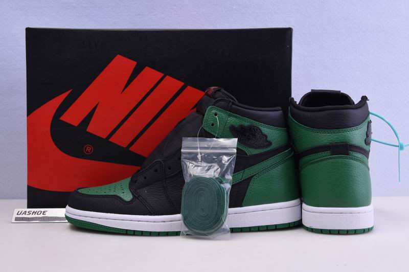 jordan 1 retro high pine green black 555088-030