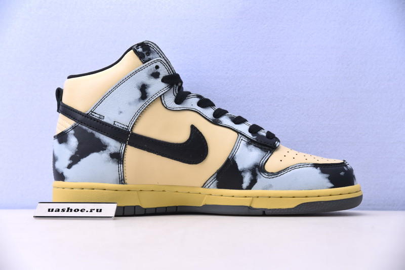 nike dunk high 1985 black acid wash - dd9404-700