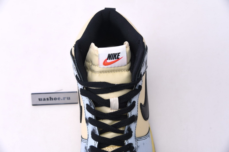 nike dunk high 1985 black acid wash - dd9404-700