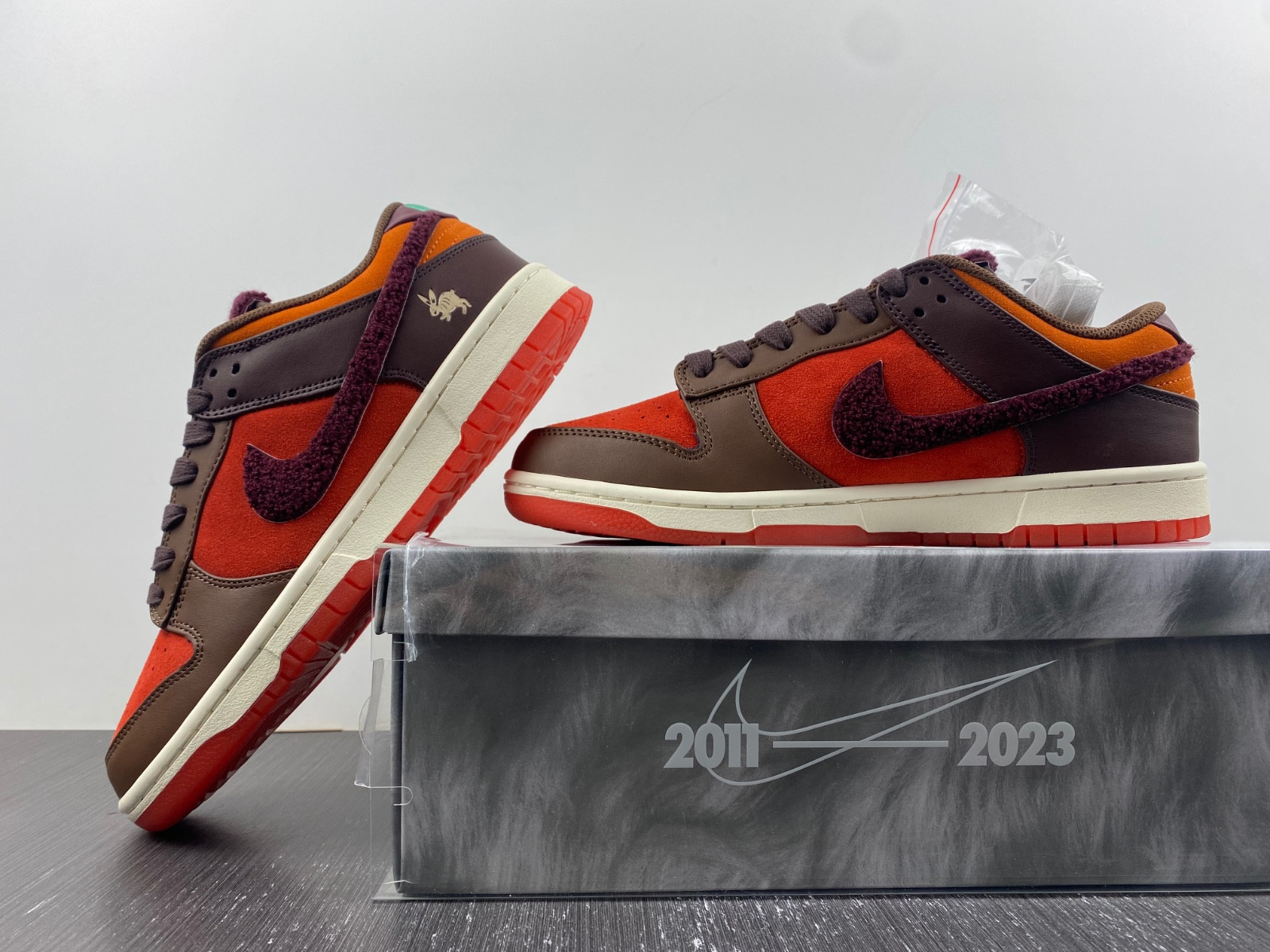 nike dunk low year of the rabbit orange fd4203-661