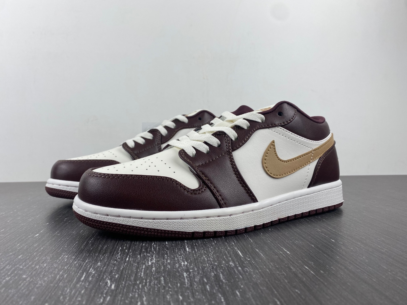 air jordan 1 low sail brown dc0774-200