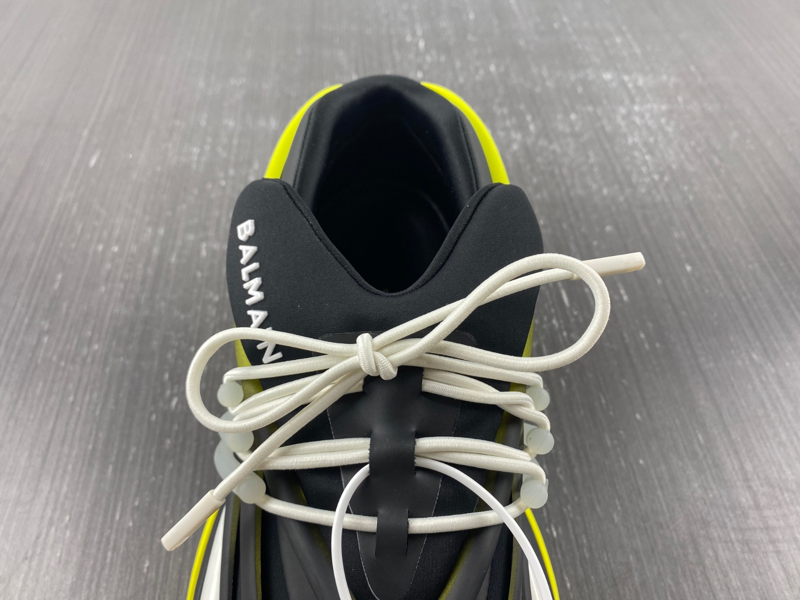 balmain neoprene and leather unicorn low-top sneakers am1vj398