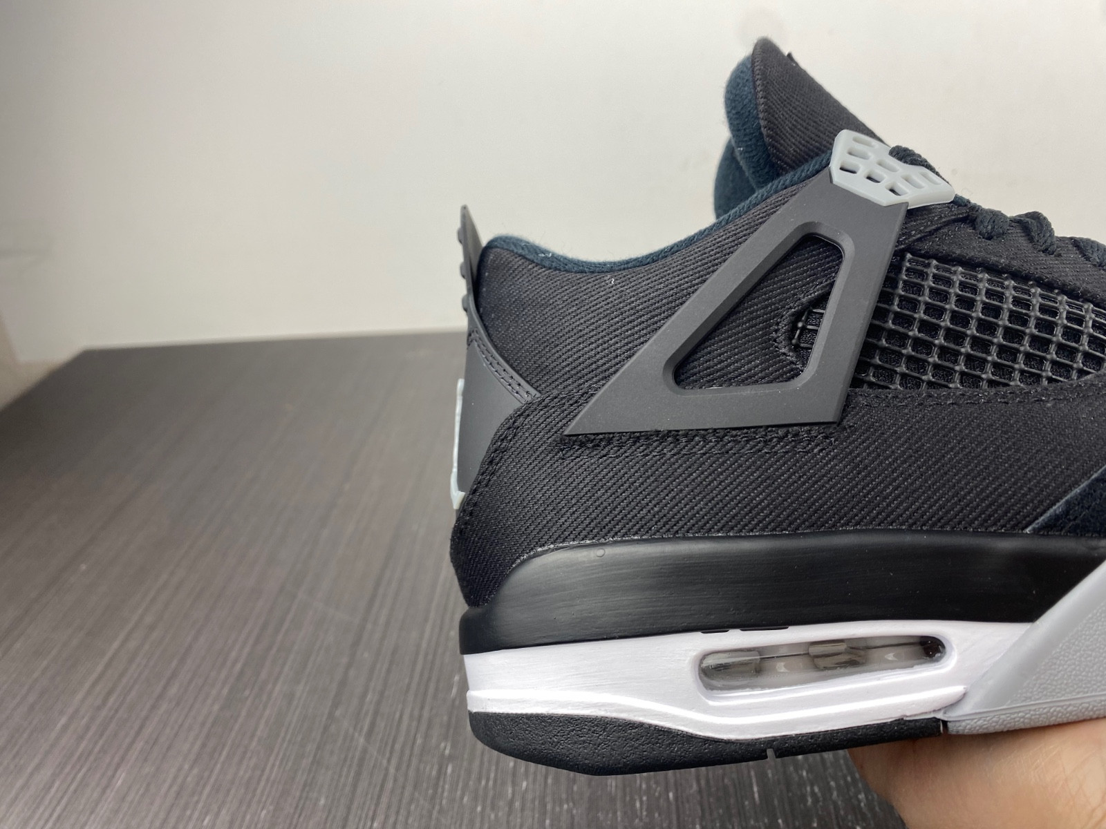 air jordan 4 black canvas dh7138-006