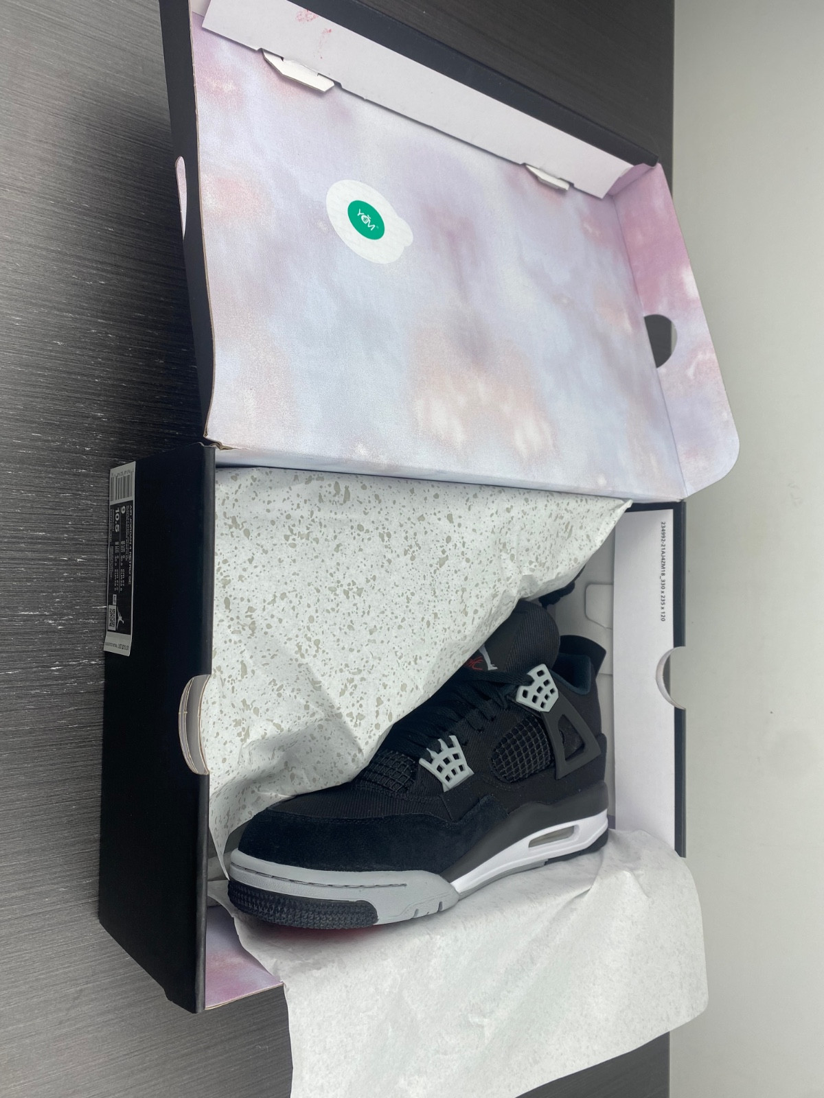 air jordan 4 black canvas dh7138-006