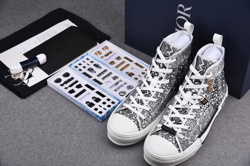 D*or b23 oblique high top sneaker