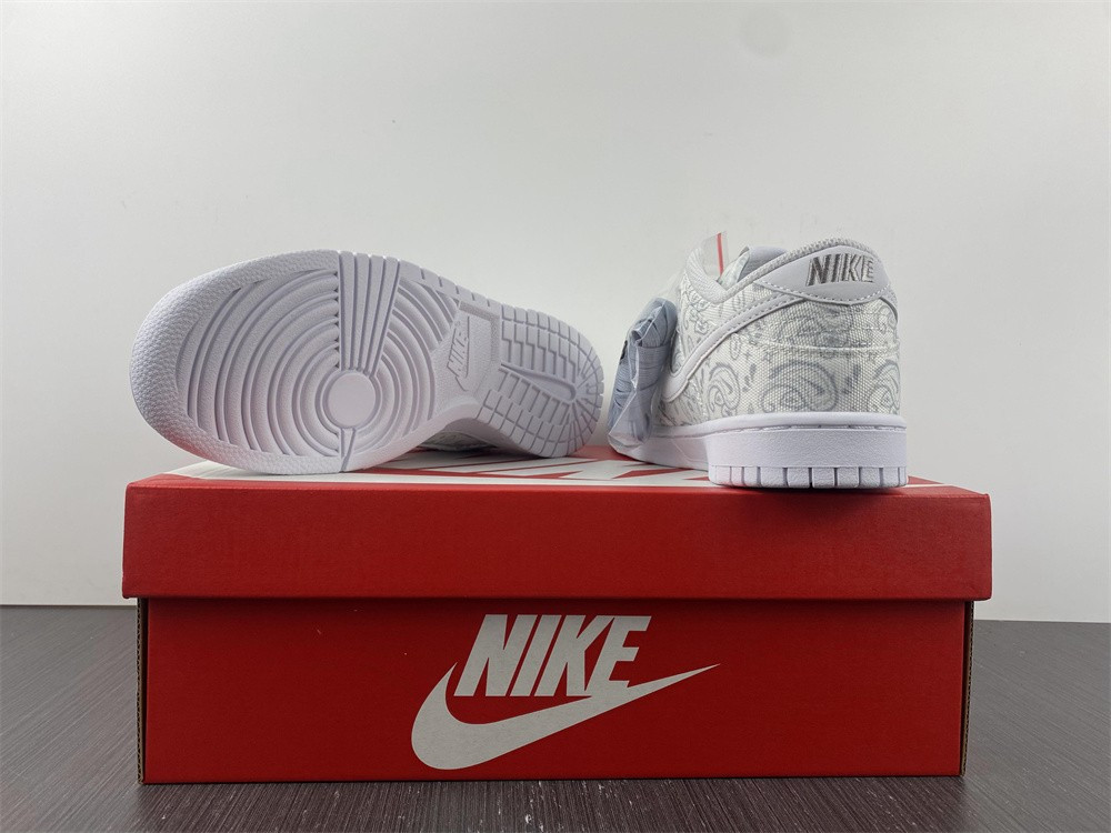 nike dunk low white paisley (w) - dj9955-100
