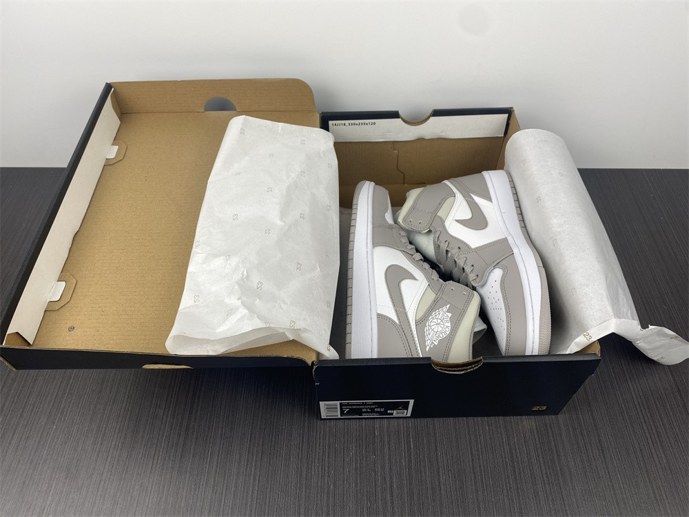 jordan 1 mid linen - 554724-082