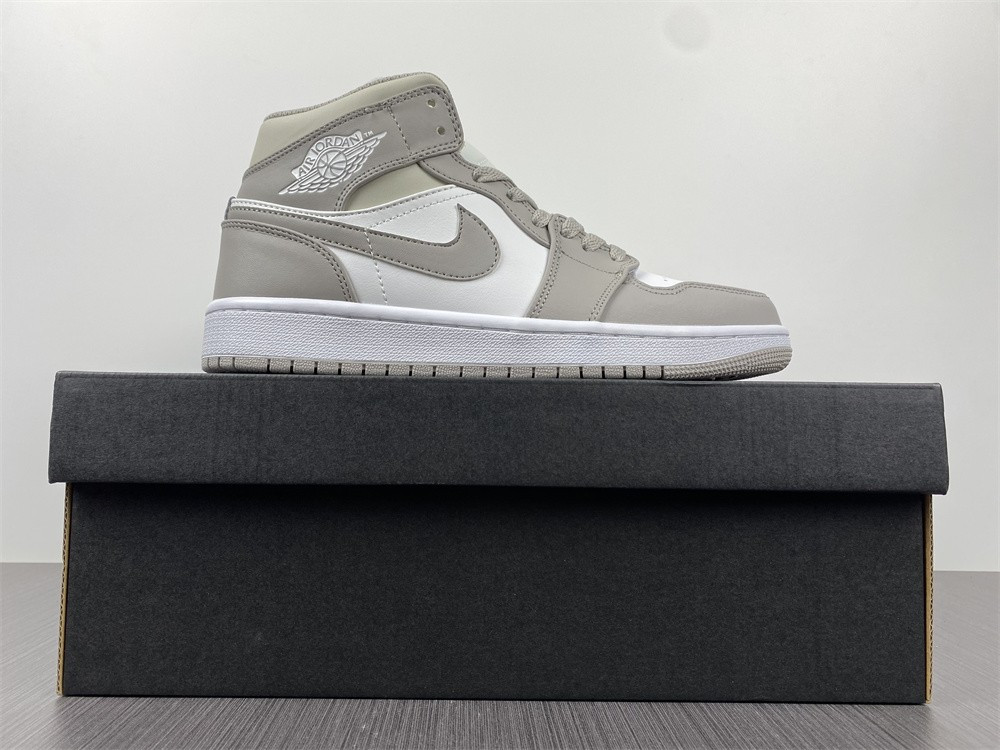 jordan 1 mid linen - 554724-082