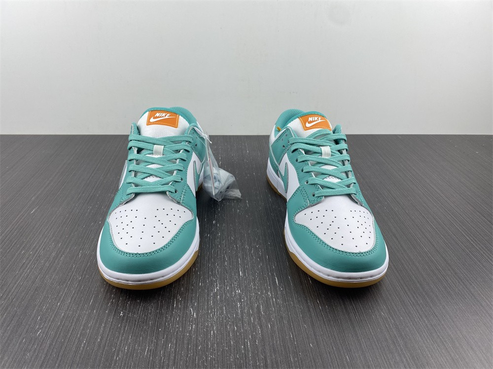 nike dunk low white turquoise (w) - dv2190-100