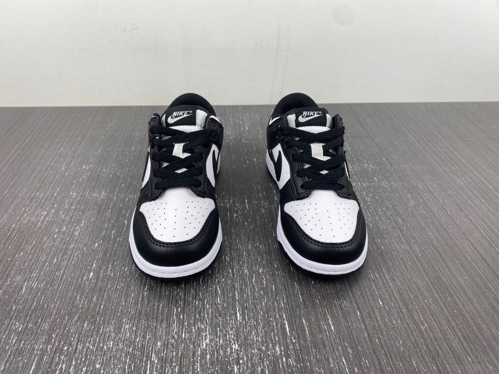nike dunk low retro white black panda (2021) (ps) kids cw1588-100
