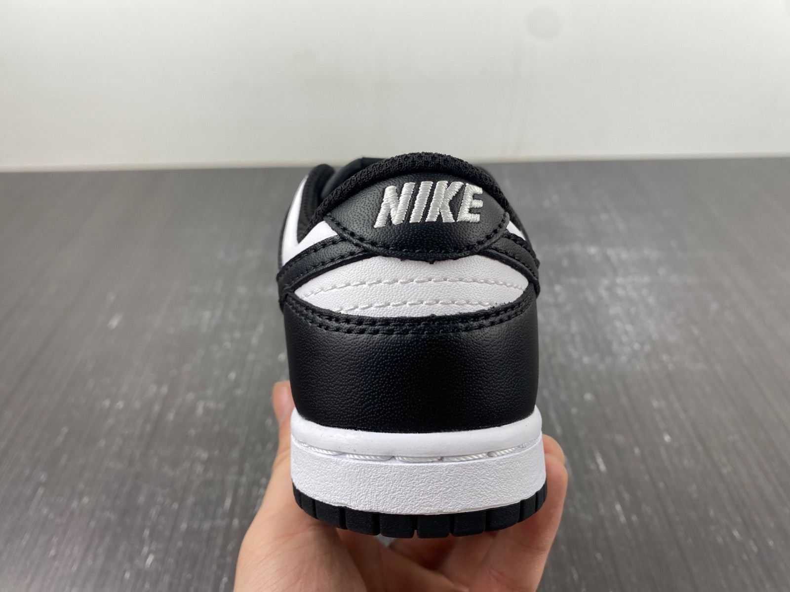 nike dunk low retro white black panda (2021) (ps) kids cw1588-100