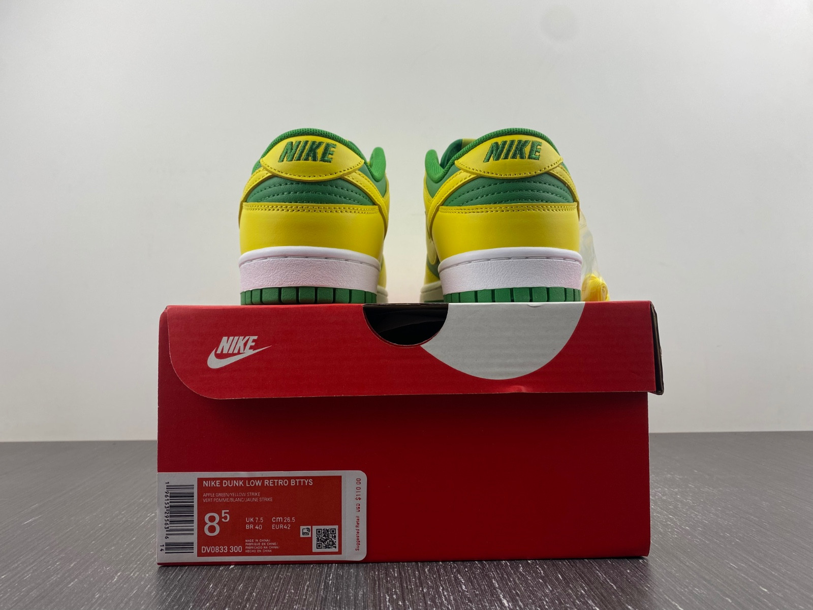 nike dunk low reverse brazil - dv0833-300