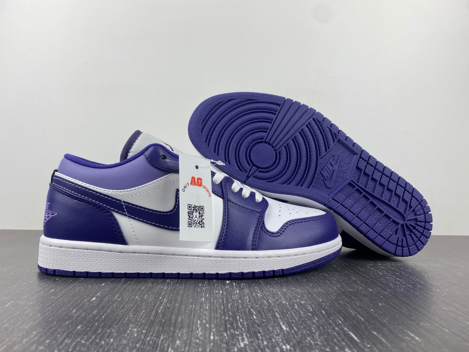 air jordan 1 low "purple" 553558-515