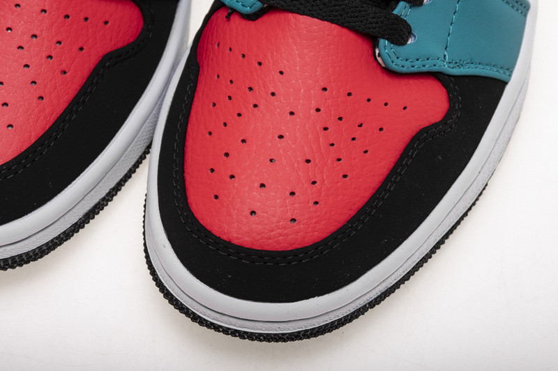 jordan 1 mid bred multi-color 554724-125