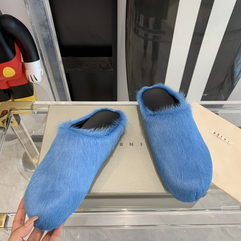 Ma*n1 blue fussbett sabot loafers