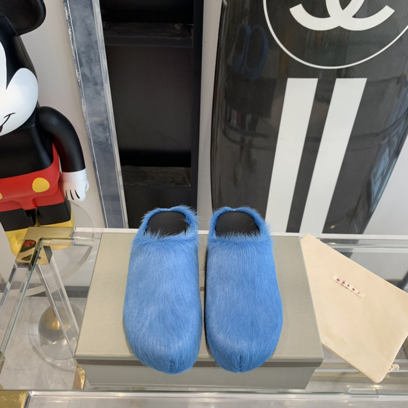 Ma*n1 blue fussbett sabot loafers