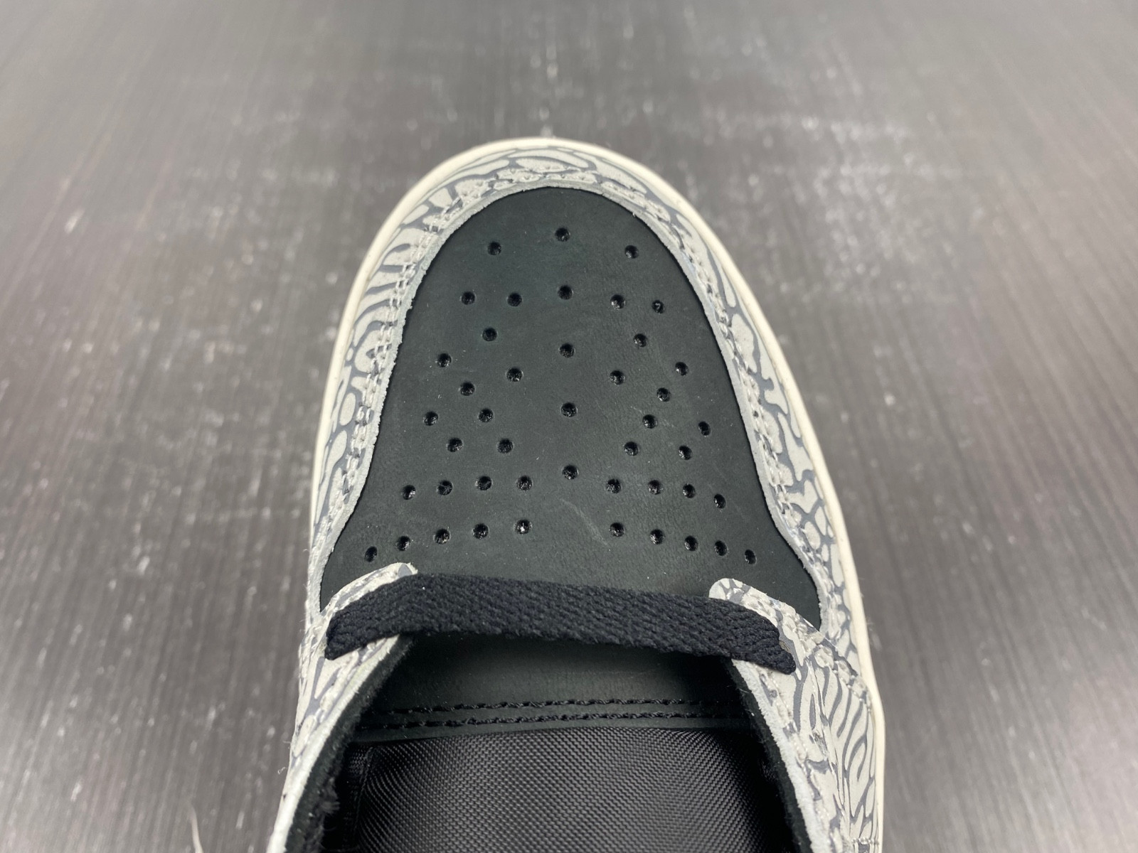 jordan 1 retro low og black cement - cz0790-001